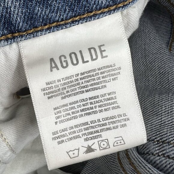 AGOLDE - Nico High Rise Slim Fit Jeans in Rooted Size 23 - Picture 7 of 8